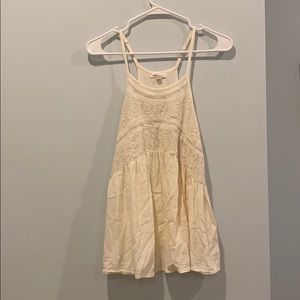 white flowy tank top